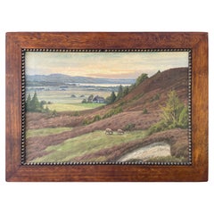 Grand paysage champêtre Arts and Crafts