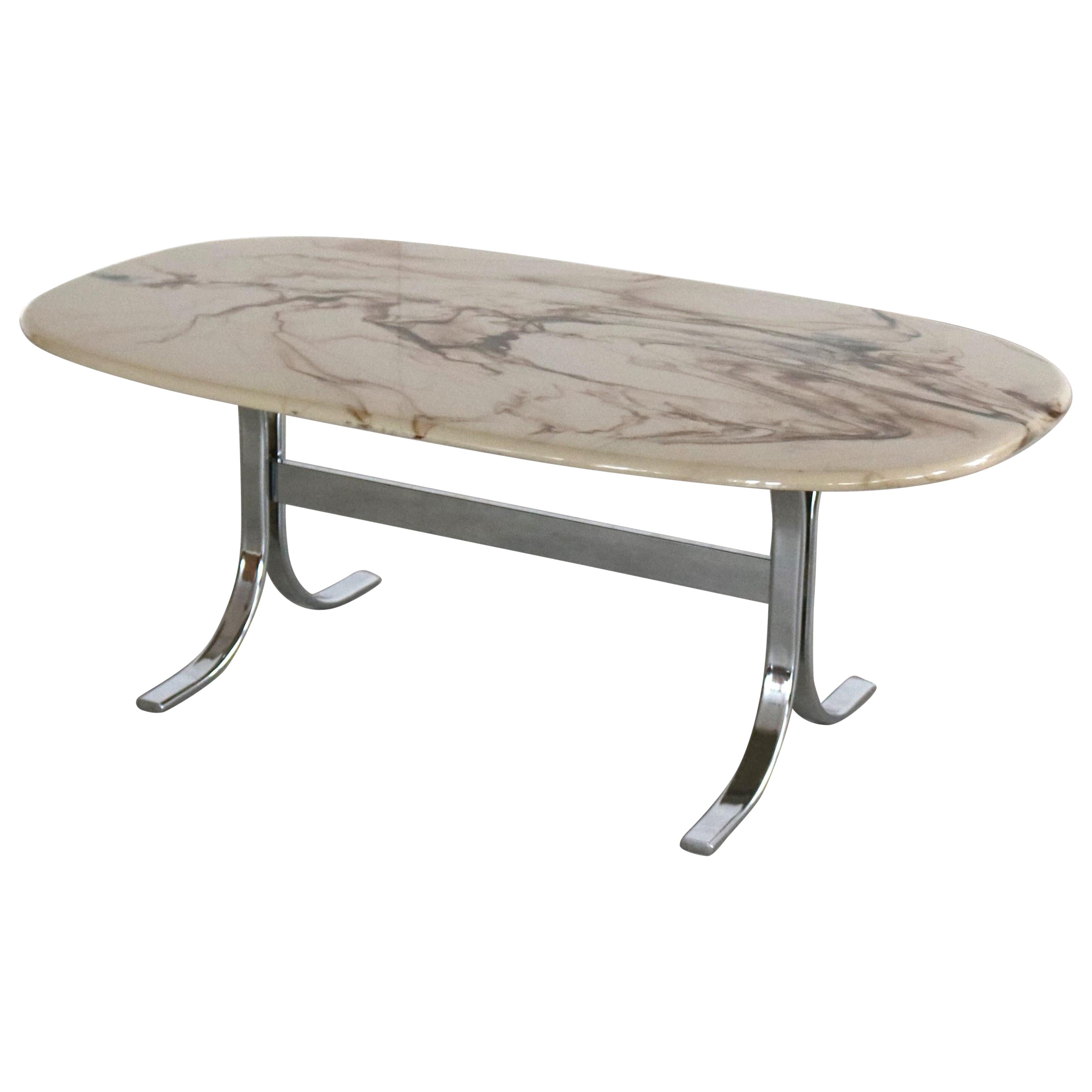 vintage coffee table | table | marble | Sweden (3) For Sale