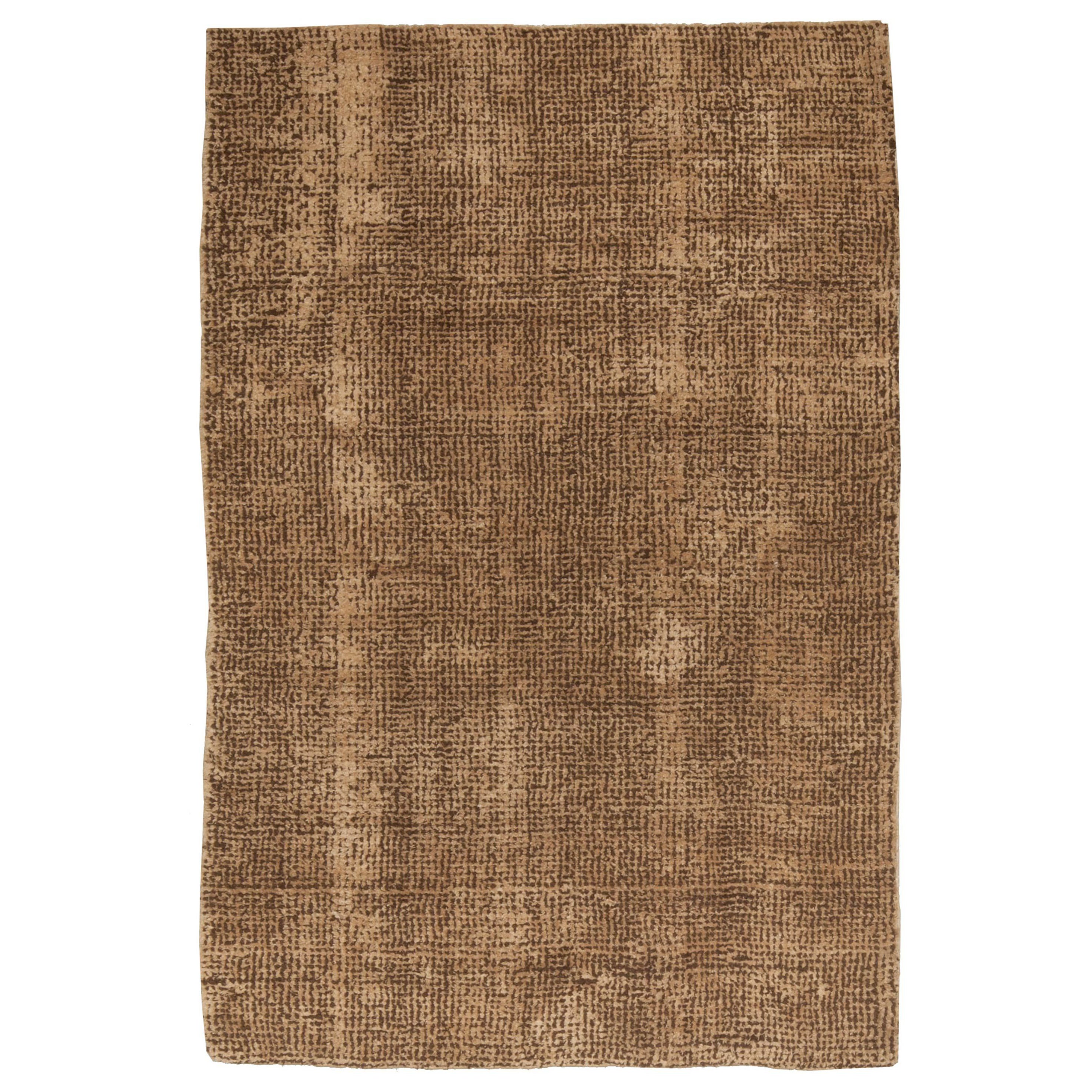 Modern Asbury Cocoa Hand Knotted Wool Rug by Doris Leslie Blau