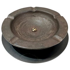 Retro Heavy Industrial French Iron Cigar Ash Tray