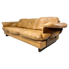 Retro 1970’s Leather Sofa