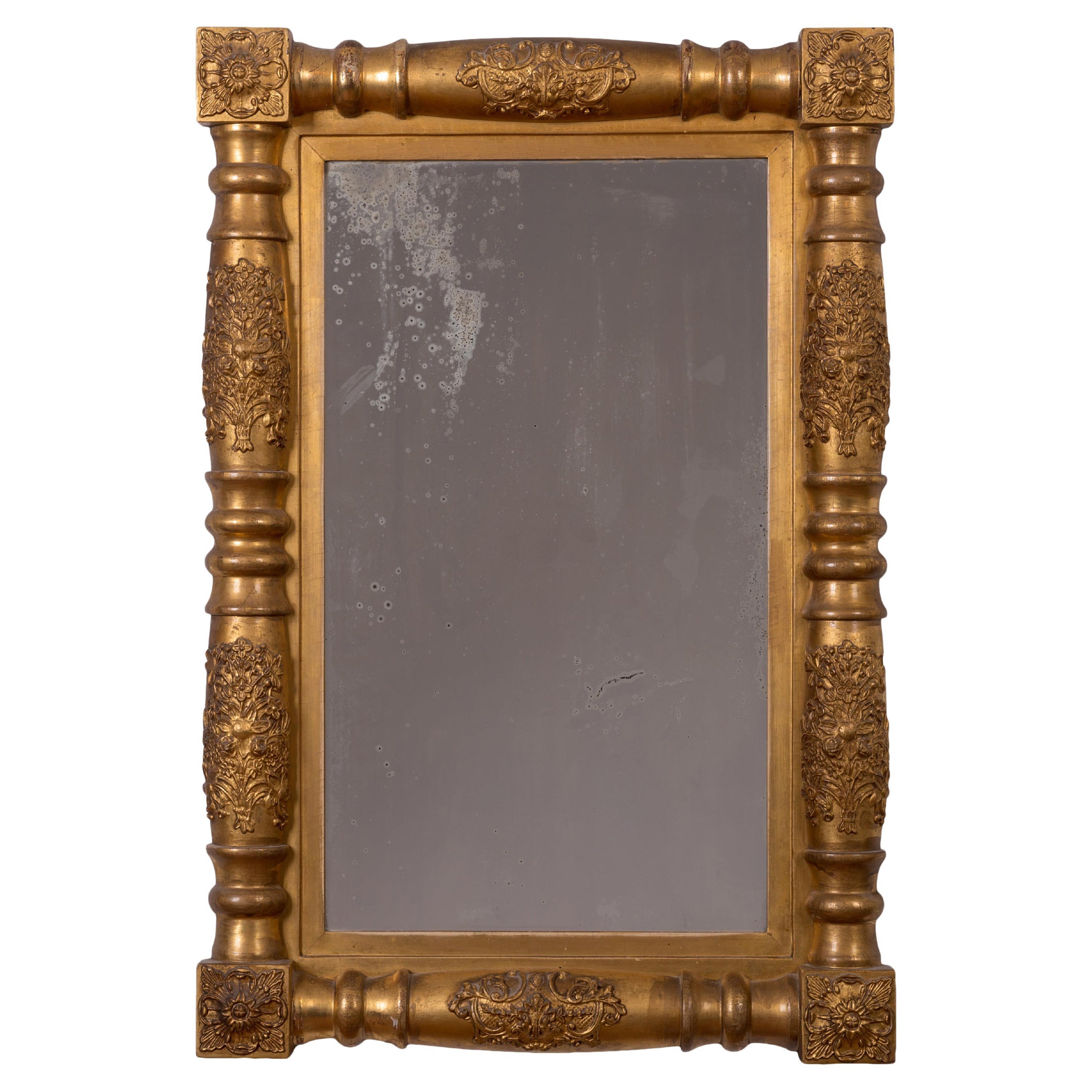 Sheraton Giltwood Mirror, c.1830 For Sale