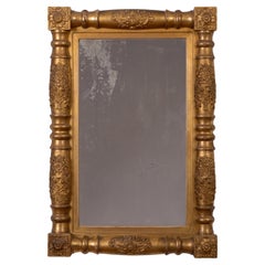 Miroir Sheraton en bois doré, vers 1830