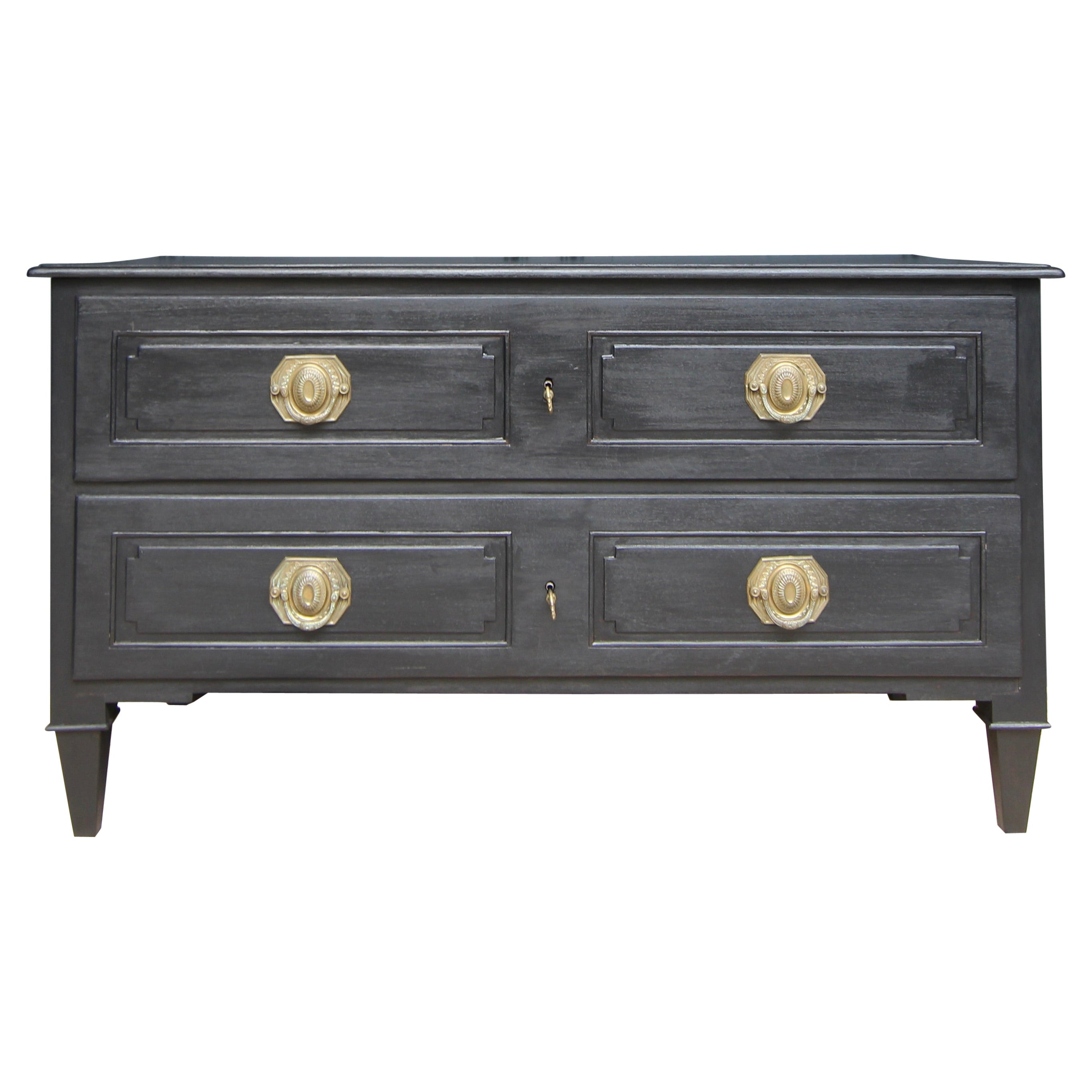 Louis XVI Walnut Chest of Drawers For Sale