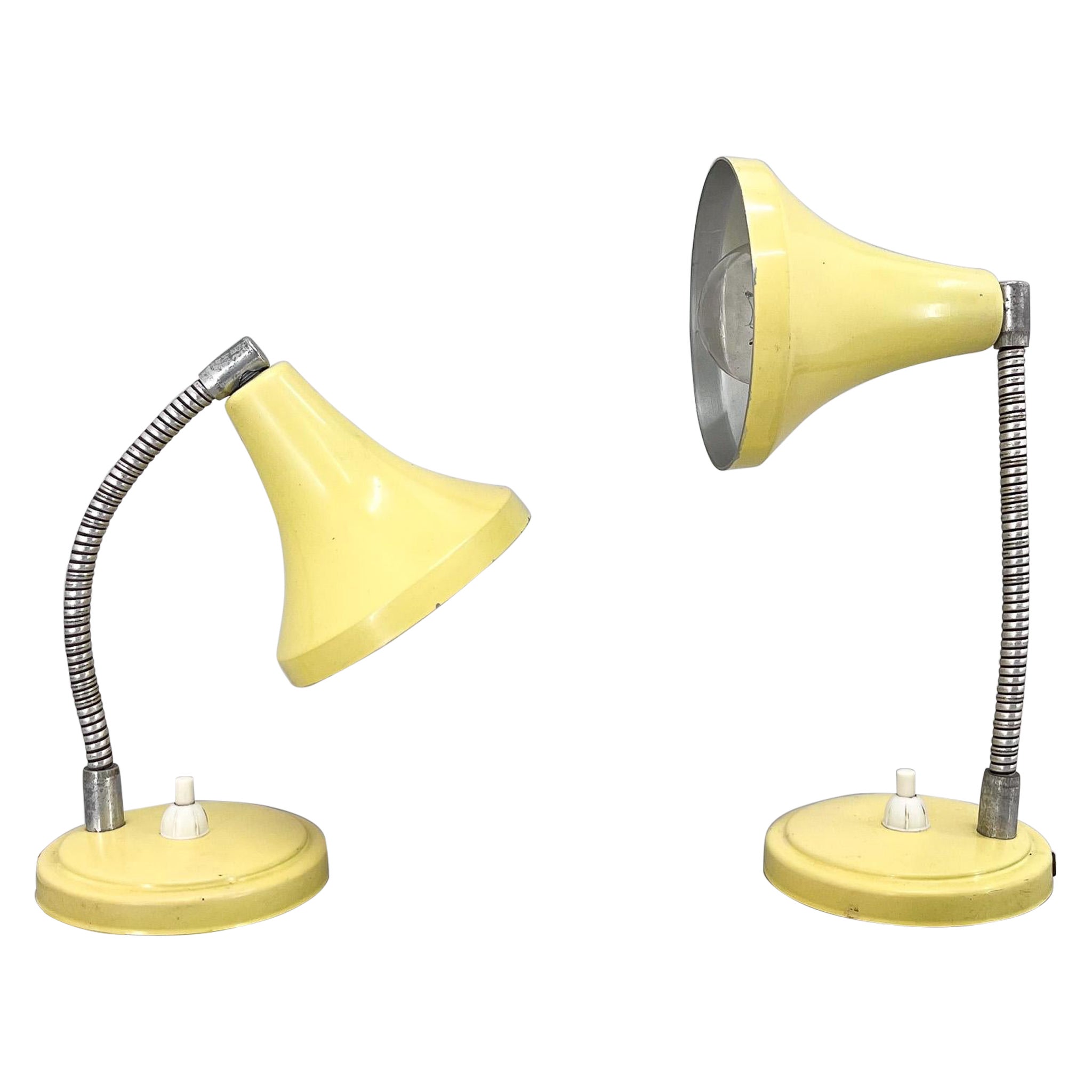 Pair of Mid-century Italian Table Lamps  For Sale