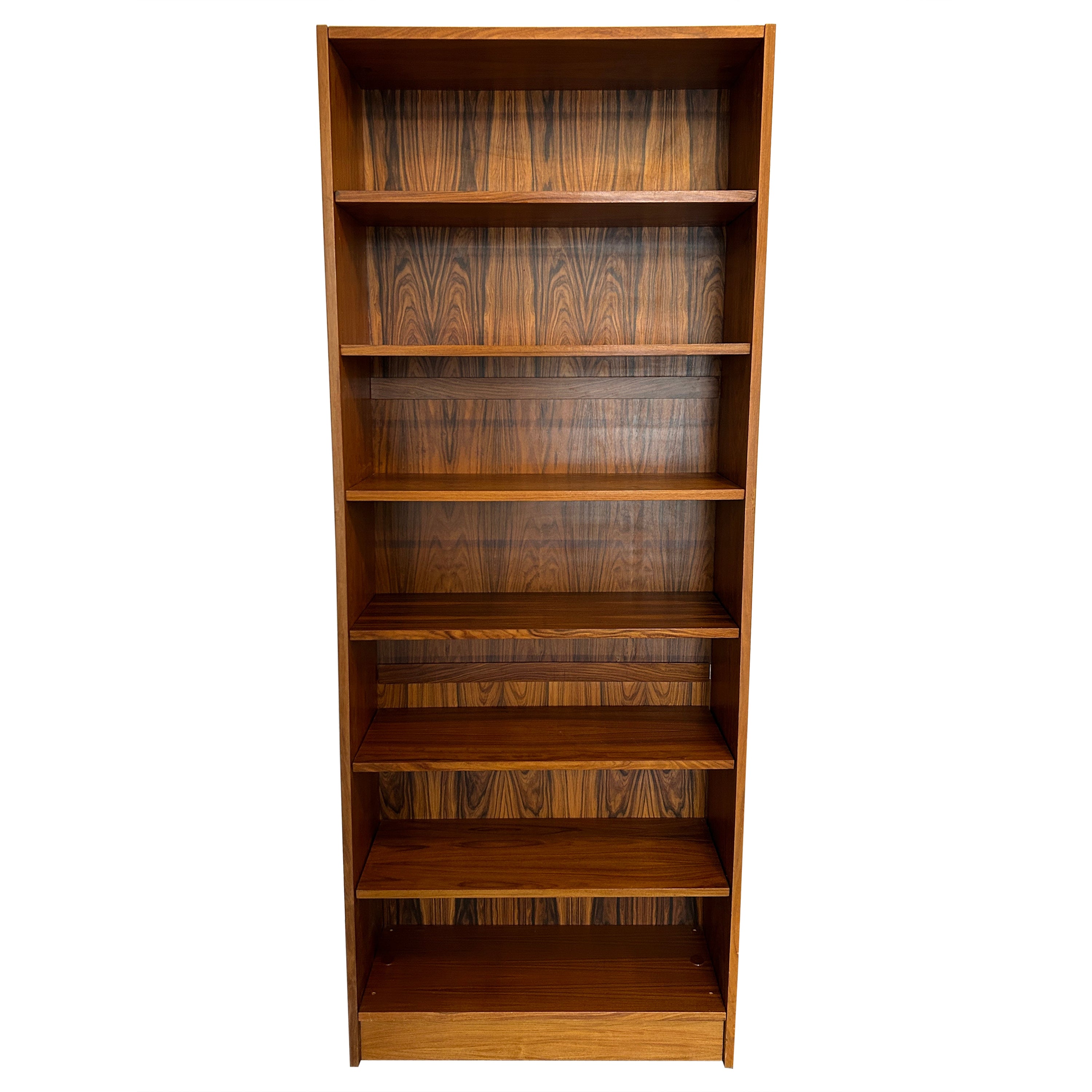 Mid-Century Modern Rosewood tall bookcase Made in Brazil For Sale