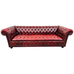 Modern Red Chesterfield Sofa