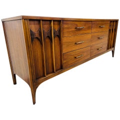 Mid-Century Modern Kent Coffey Perspecta Walnut Dresser