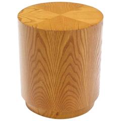 Round Cylinder Drum Shaped Side End Table 12