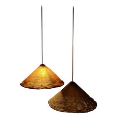 Sarasar ceiling lamps by Robero Pamio and Renato Toso for Leucos 1975