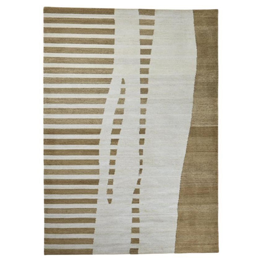 Handgeknüpfter Teppich „Kanya“ aus nachhaltigem, umweltfreundlichem Allo, 200 x 300 cm im Angebot