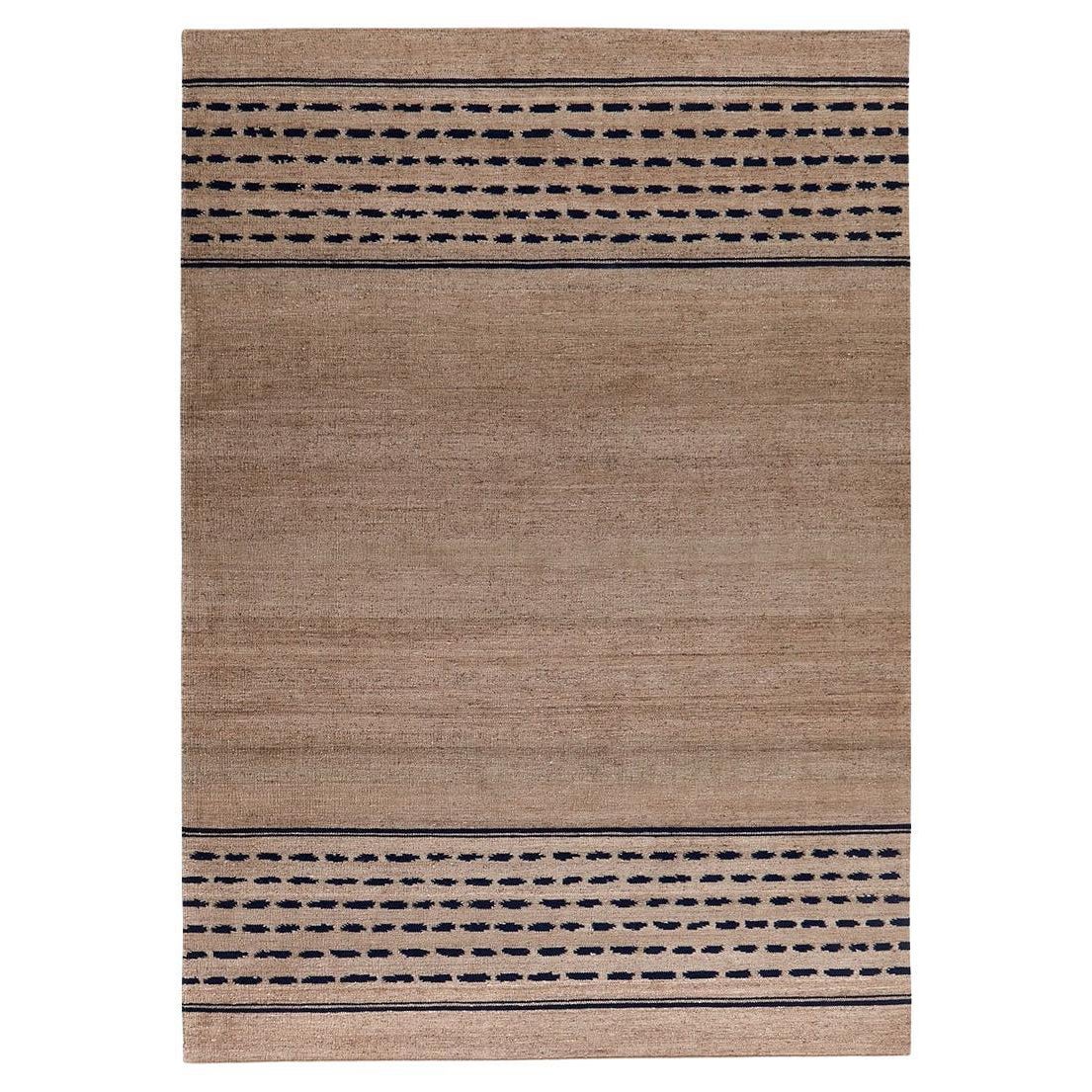Handgeknüpfter Teppich „Dhanu“ aus nachhaltiger Wolle und Allo, 200 x 300 cm im Angebot