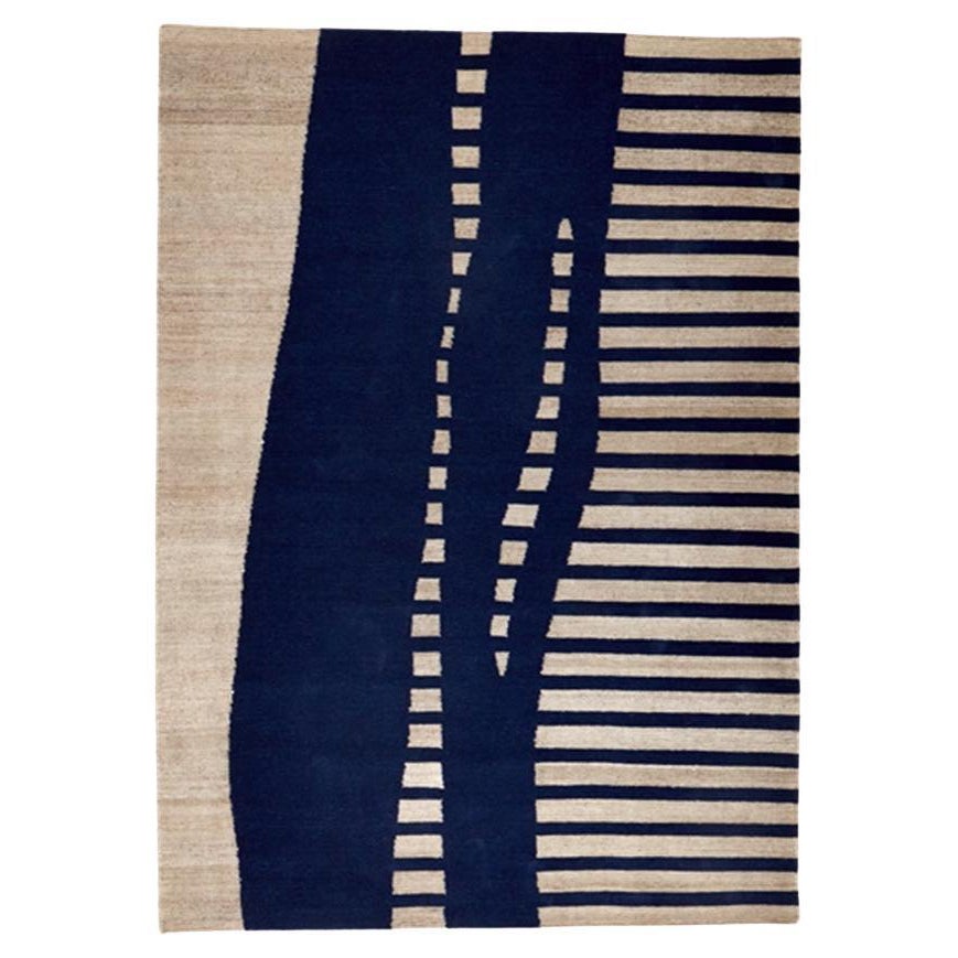 Tapis "Kanya" noué à la main en laine et allo durable, 200 x 300 cm en vente