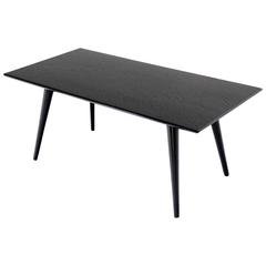 Large Black Lacquer Oriental Style Coffee Table For Sale at 1stdibs