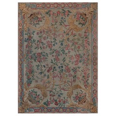 19th Century French Savonnerie Fragment Rug