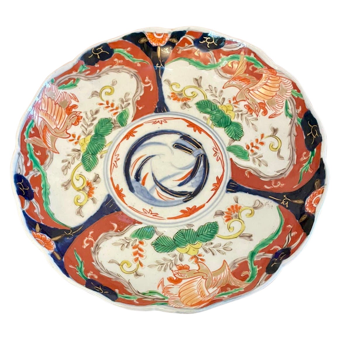 Antique Quality Japanese Imari Plate 