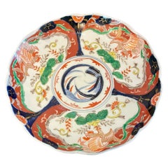 Used Quality Japanese Imari Plate 
