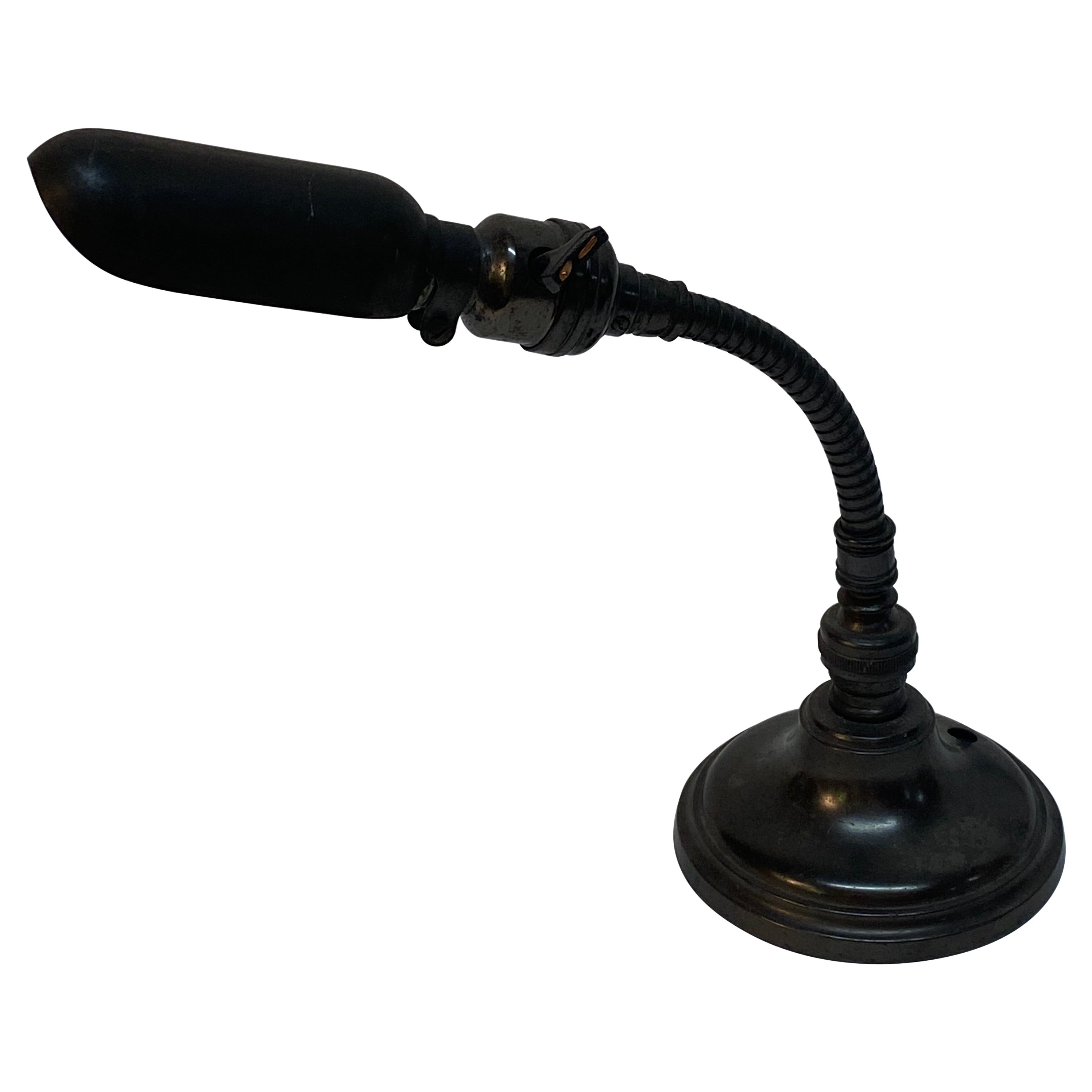 Mini Industrial Hubbell Style Goose Neck Work Light