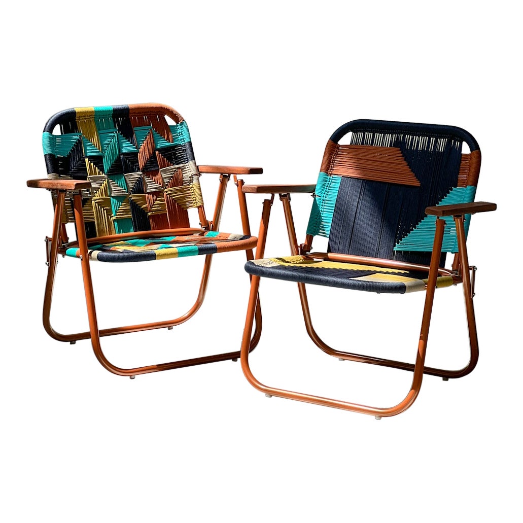 Couple Beach armchair Japú Trama 7 and 10 - Outdoor - Dengô Brasil