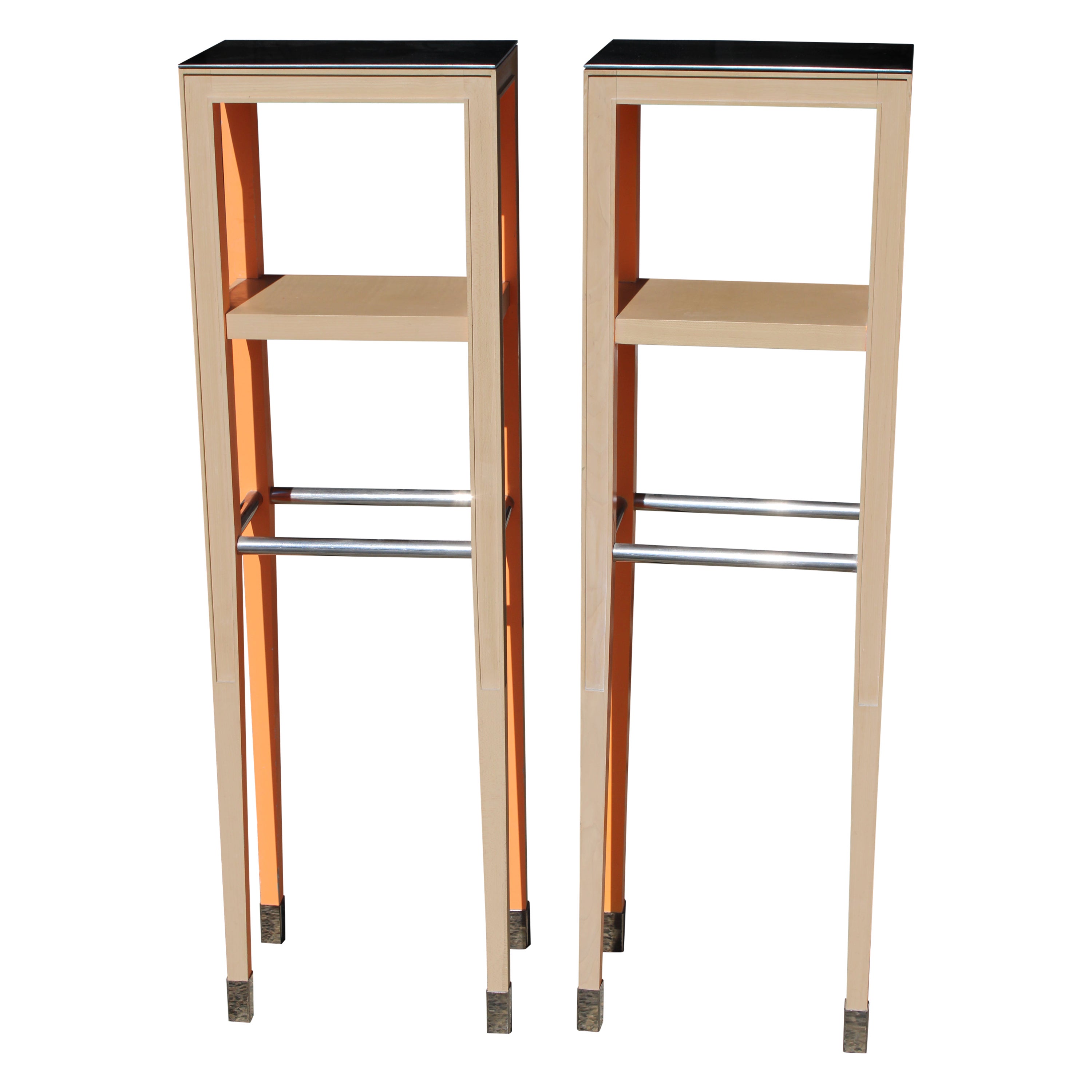 Pair of Pedestals by Philippe Starck for the Clift Hotel, San Francisco, CA.