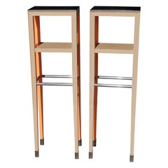 Used Pair of Pedestals by Philippe Starck for the Clift Hotel, San Francisco, CA.