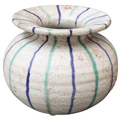 Vintage Ceramic Italian Vase Attributed to Aldo Londi for Bitossi (circa 1960s)