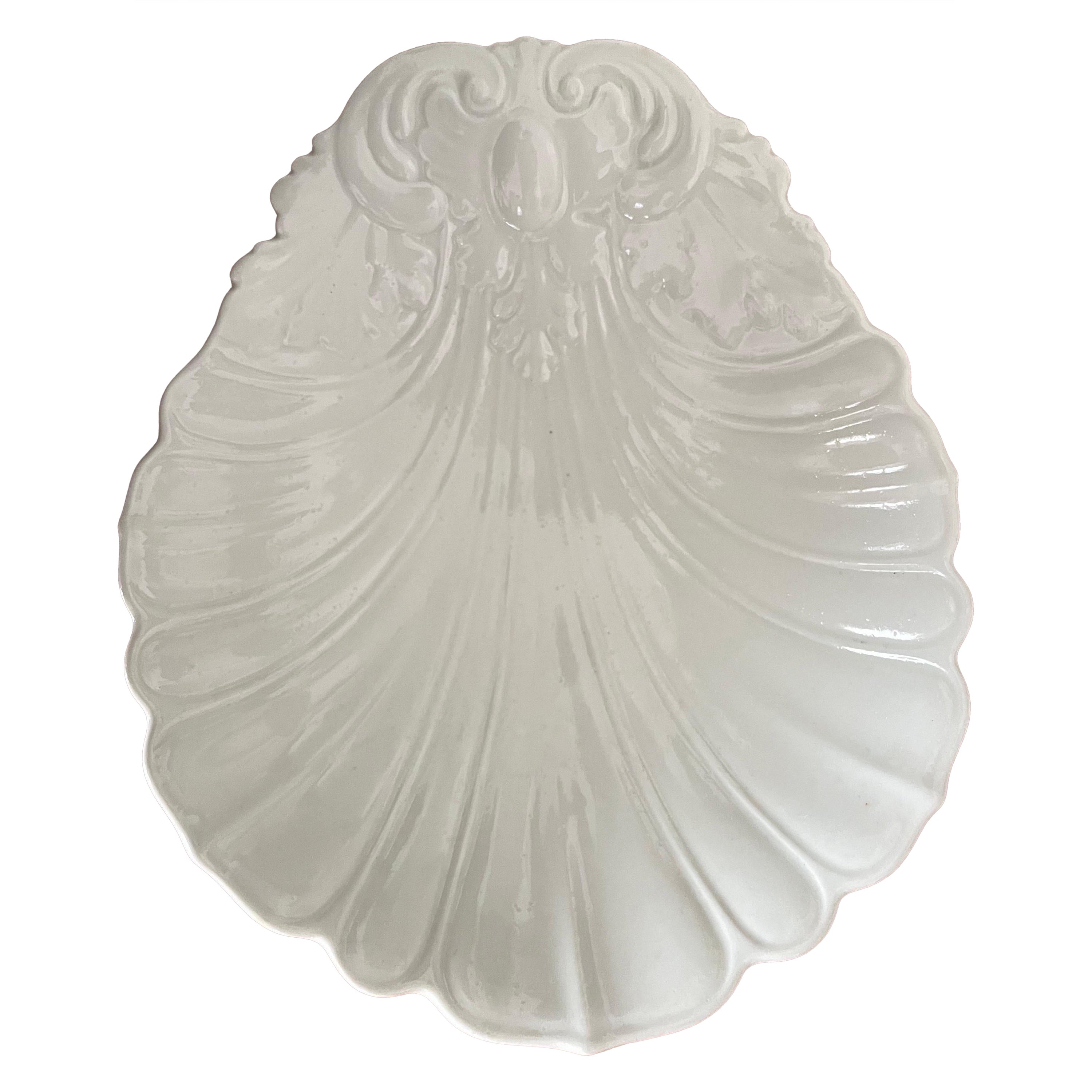 Richard Ginori Svuotatasche ceramica a forma di conchiglia ‘900 For Sale