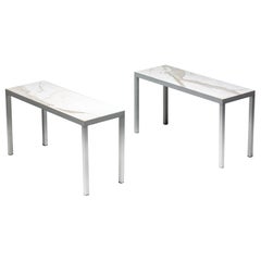 Consolle in marmo di Carrara di Philippe Starck, Francia, anni '90