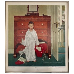 Norman Rockwell Signed "The Discovery" Lithograph