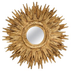 Spanish Vintage Sunburst Mirror