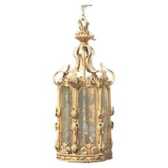 Retro Gilt Hexagonal Lantern