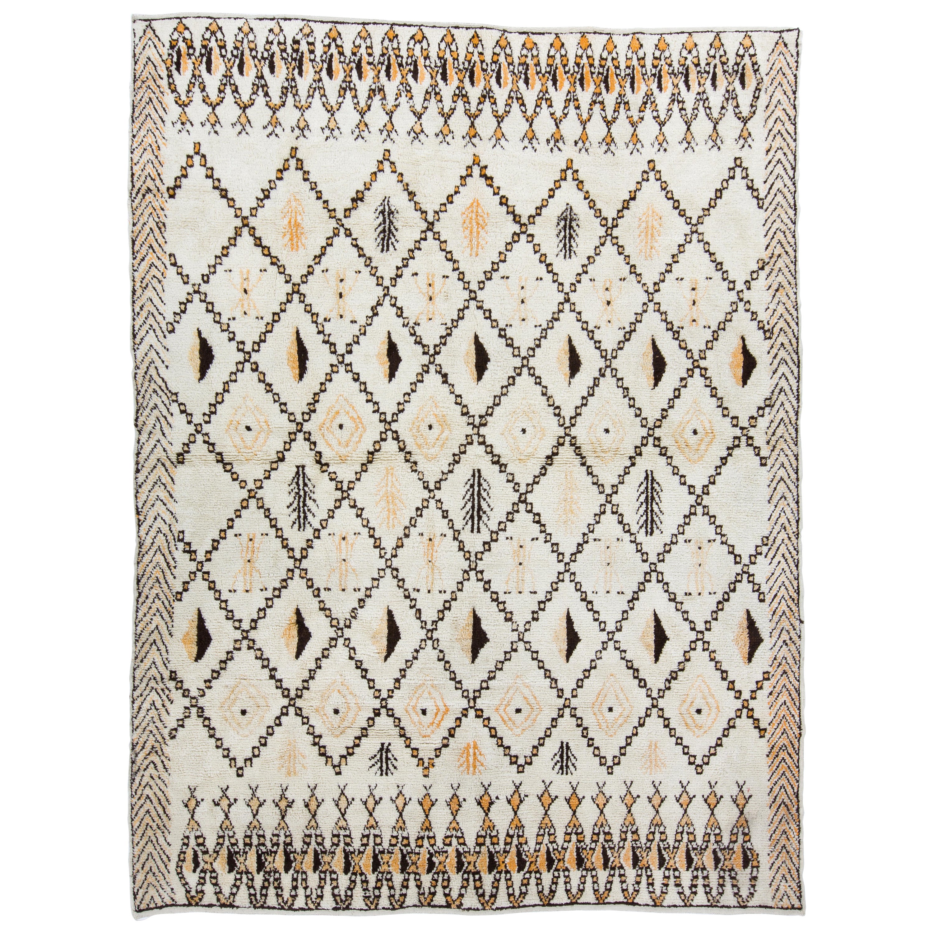 10x14 Fuß Marokkanischer Teppich aus Wolle, großer Tulu-Teppich, maßgefertigt, individuelle Optionen verfügbar