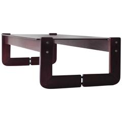 Percival Lafer Rosewood and Glass Coffee Table 3