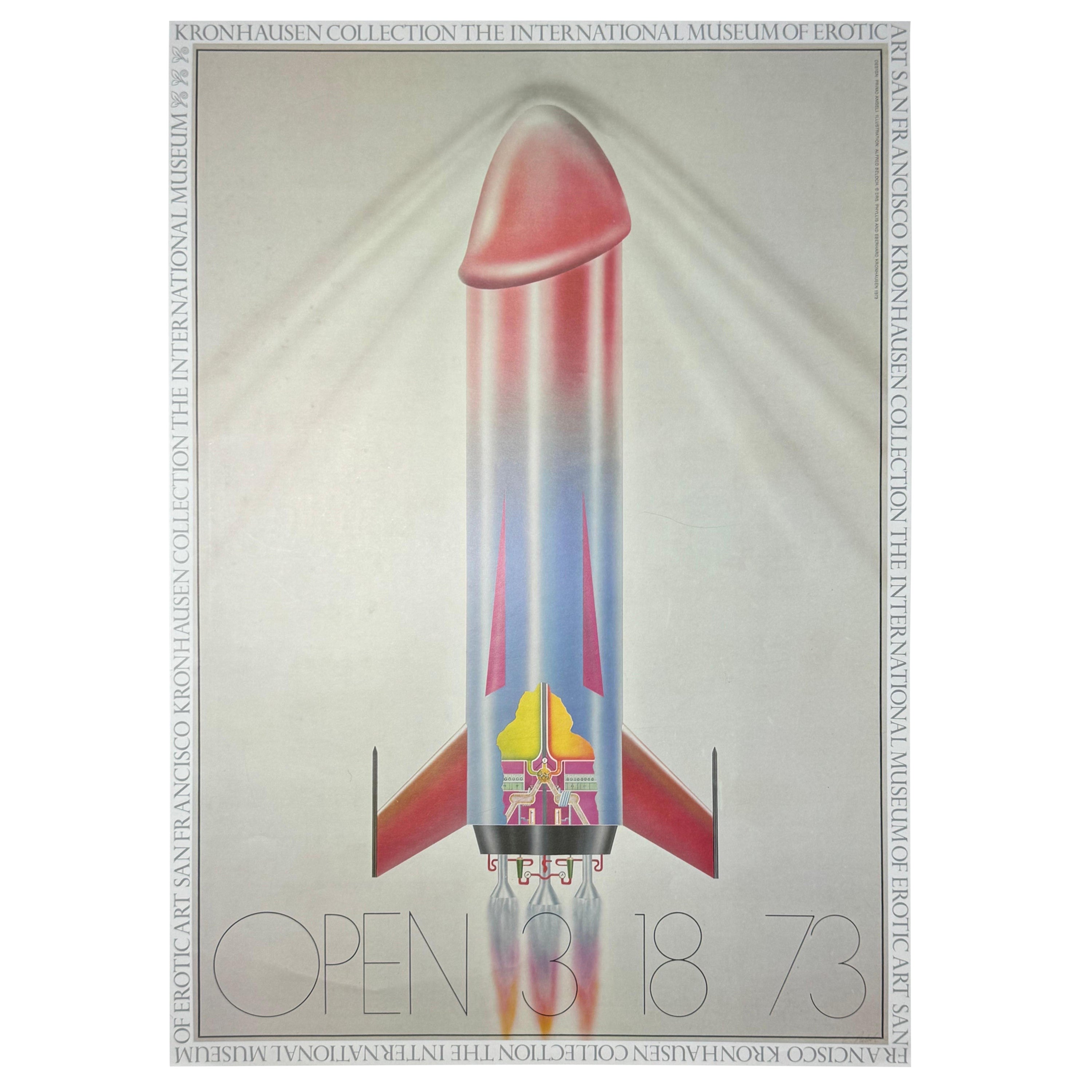 1973 International Museum Of Erotic Art Exhibition Print  For Sale