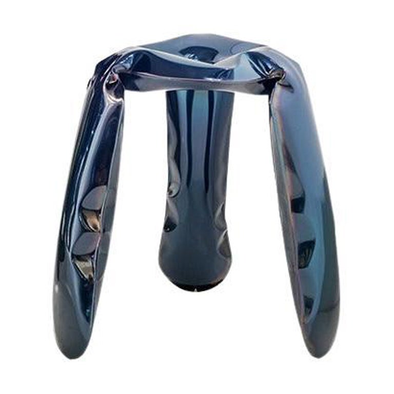 Cosmic Blue Standard Plopp Stool by Zieta For Sale