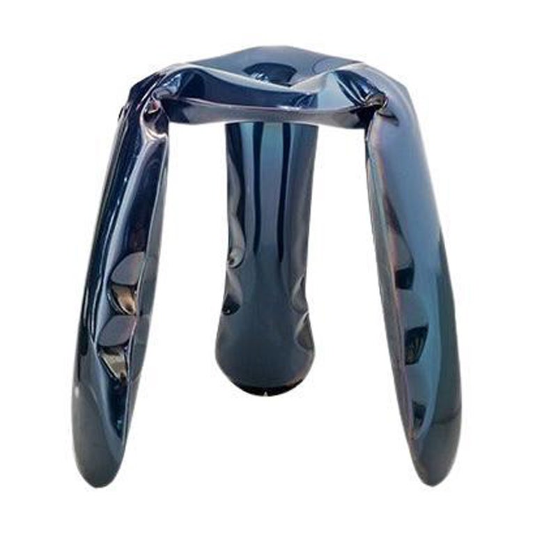 Tabouret Plopp standard bleu cosmique de Zieta en vente