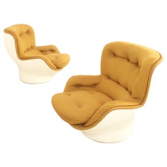 Pair of Karate Armchairs by Michel Cadestin for Airborne, France, 1970's
