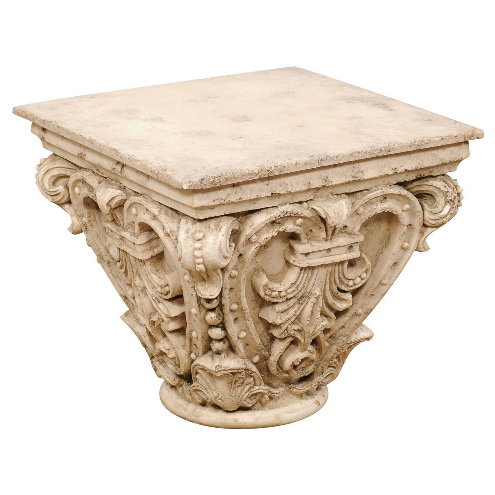 A French Ornately Designed Pedestal or Small Drinks Table For Sale