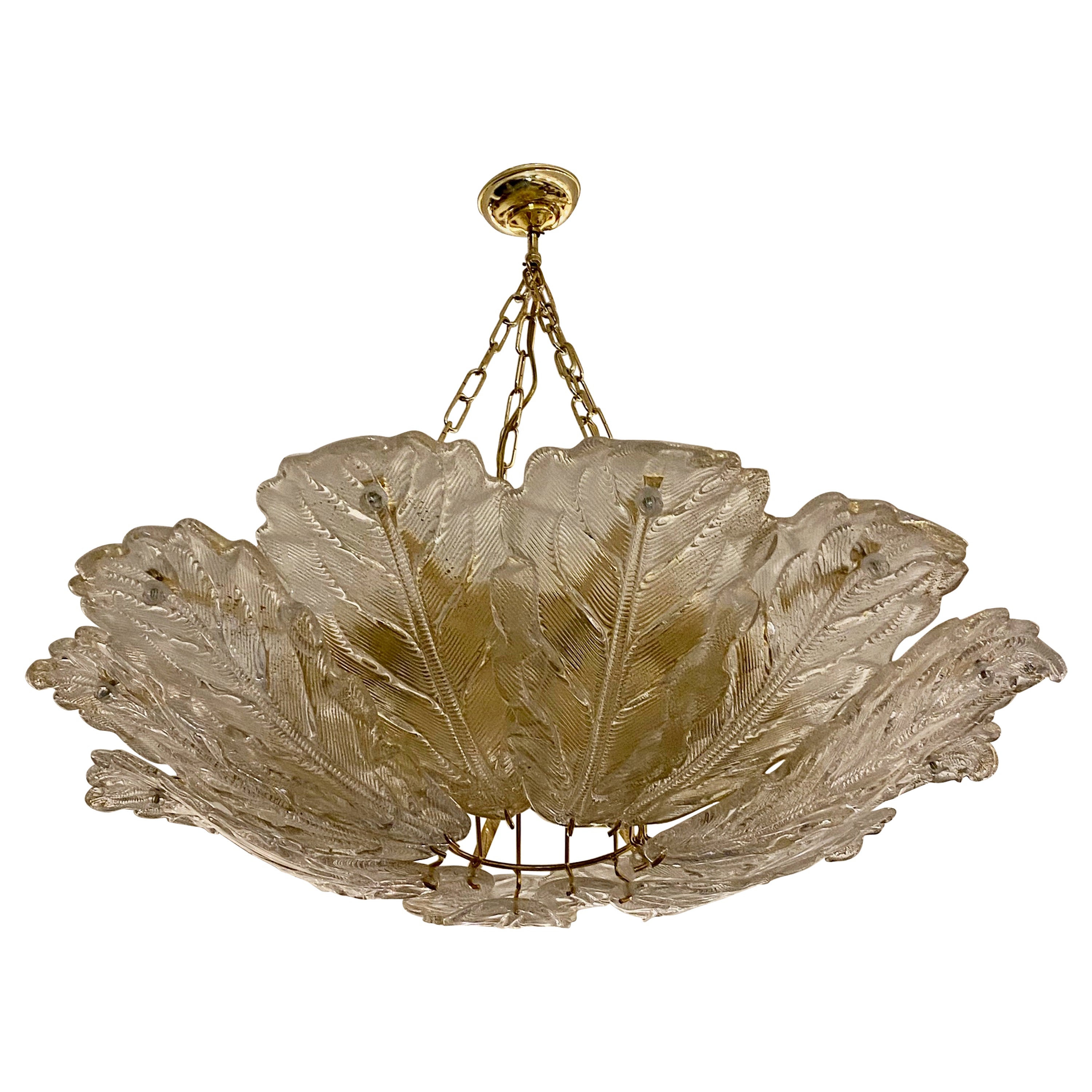 Lustre en laiton et verre The Moderns 