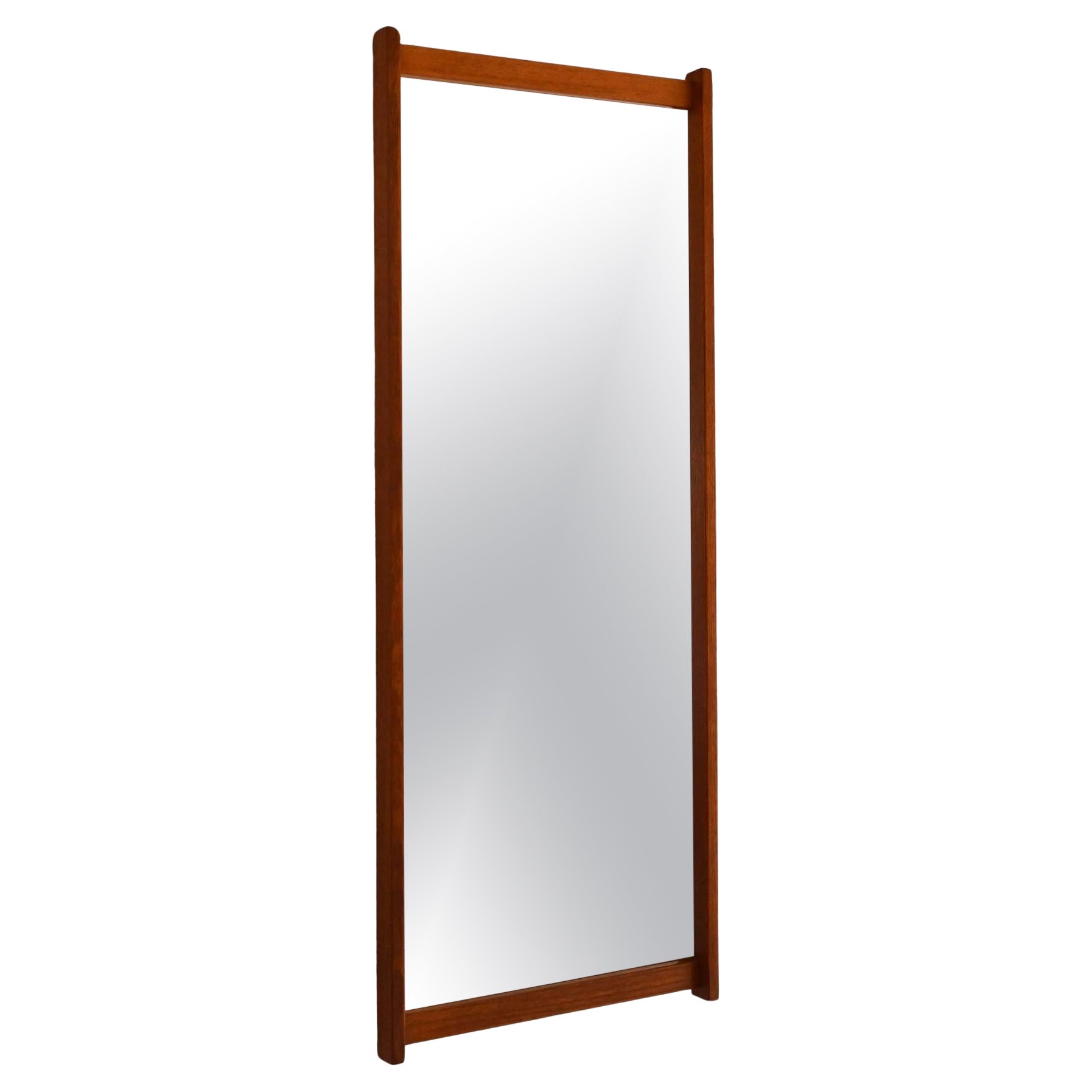1960s mirror with wooden frame