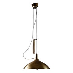 Paavo Tynell, brass counterweight light A1965 for TAITO Oy