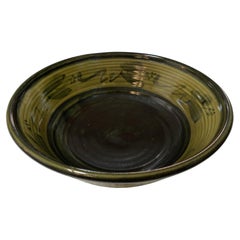 Dora De Larios firmata Studio Pottery messicano americano della California, ciotola d'arte grande