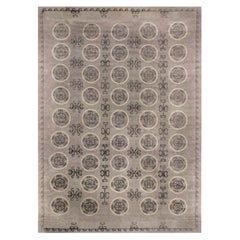 Tapis tibétain d'inspiration européenne surdimensionné de Doris Leslie Blau