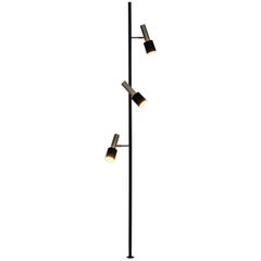 Retro H. Busquet for Hala Clamp Floor Lamp with Three Adjustable Shades 