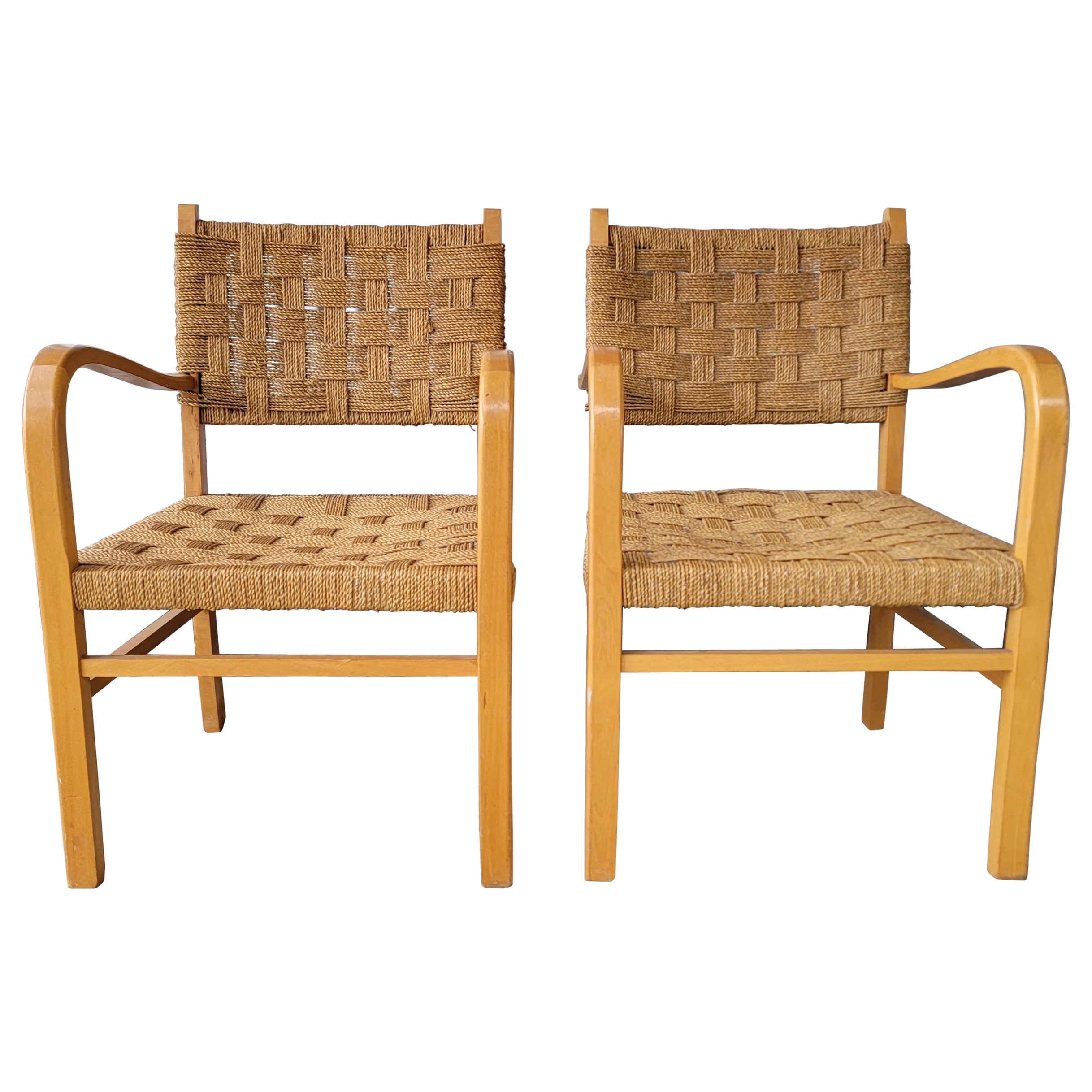Erich Dieckmann Attrib. Bauhaus Lounge Chairs