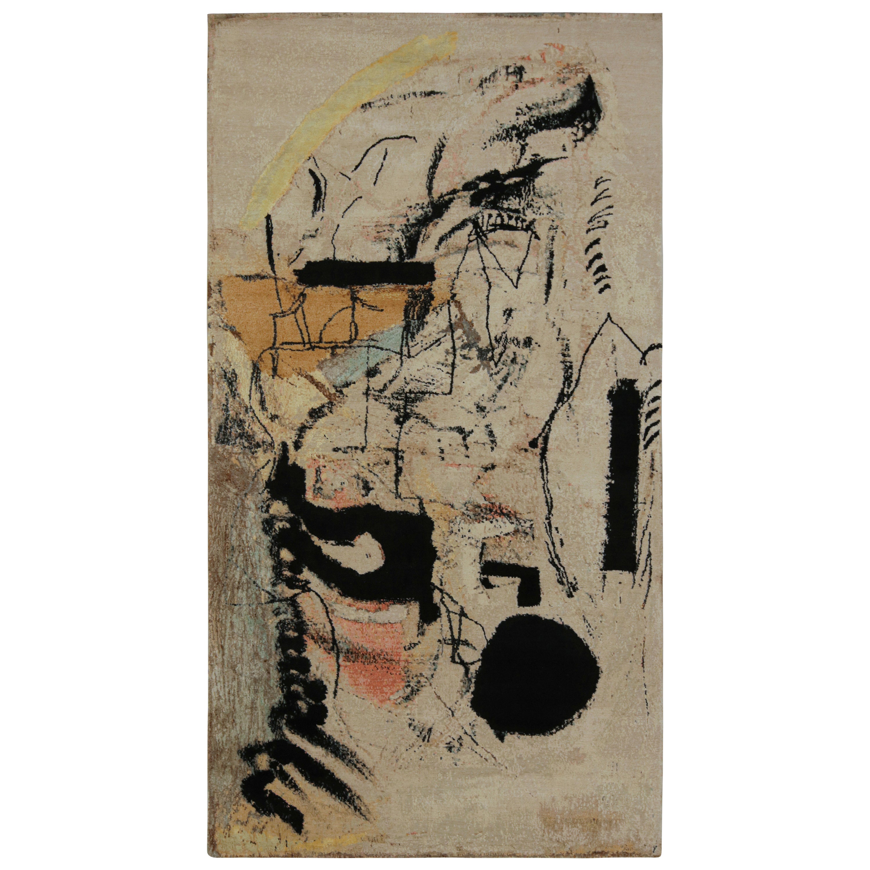 Rug & Kilim’s “Bell And Chime” Abstract Rug By Arthur Lanyon For Sale