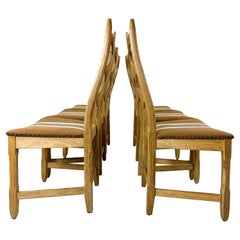 Vintage Set of Six Henning Kjaernulf Dining Chairs