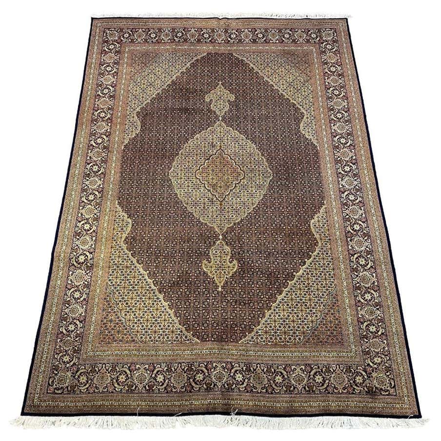 Very Fine Persian Tabriz Mahi (Fish) Design Rug 11'-7