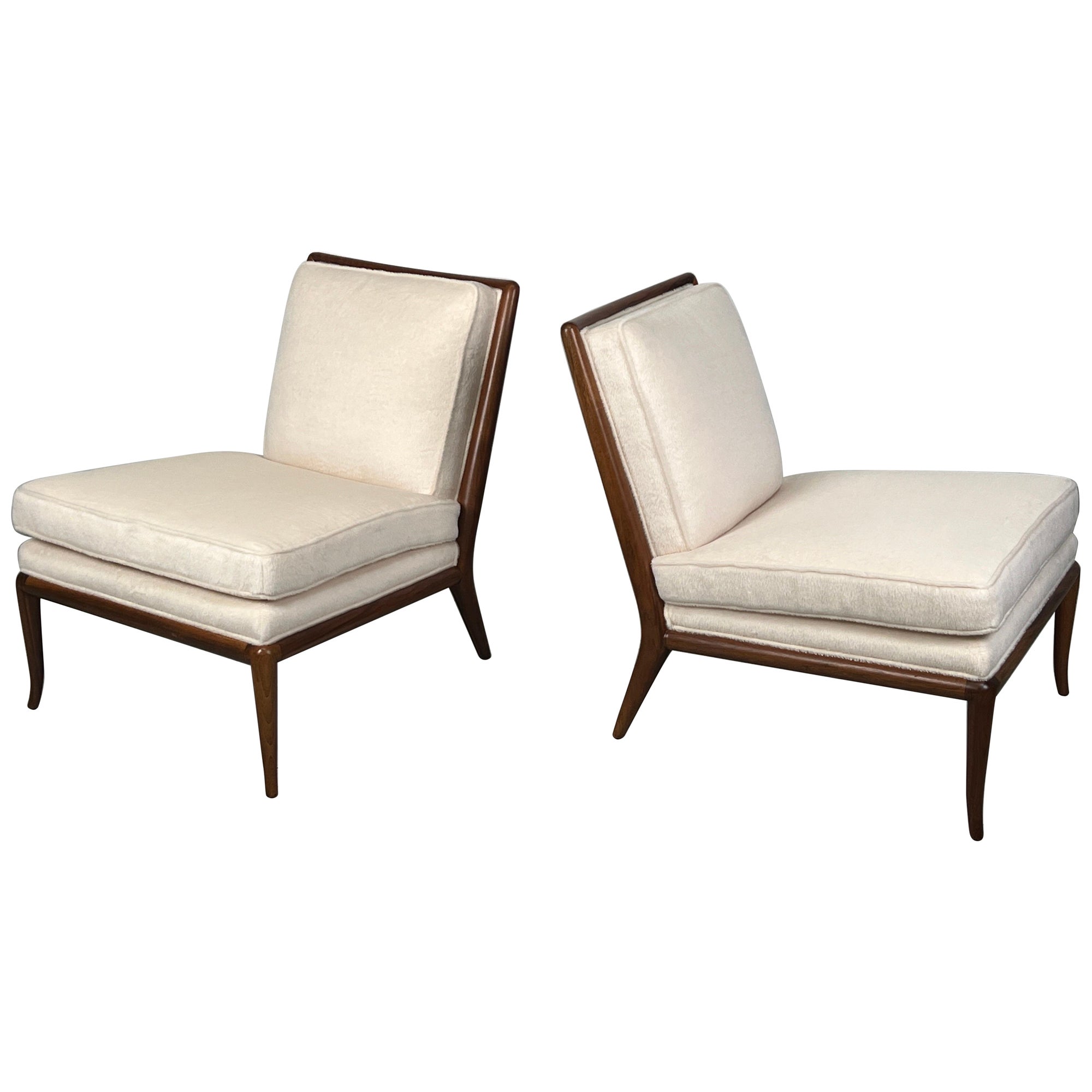 Pair of T.H. Robsjohn-Gibbings Slipper Chairs