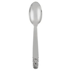 Vintage Georg Jensen Sterling Silver Mayan Small Teaspoon 033